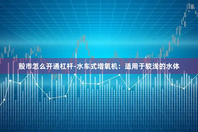 股市怎么开通杠杆-水车式增氧机：适用于较浅的水体